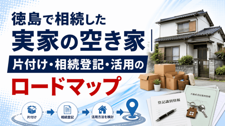 徳島で相続した実家の空き家、片付けから活用までのロードマップ